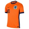 Maillot de Supporter Pays-Bas Memphis 10 Domicile Euro 2024 Pour Homme